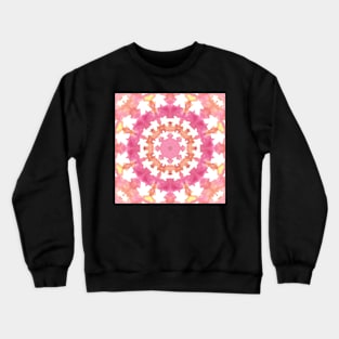 Pink Summer Tie Dye Meeples Again Crewneck Sweatshirt